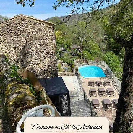 Gite De Groupe - Domaine Au Ch'Ti Ardechois Rochessauve Exterior photo