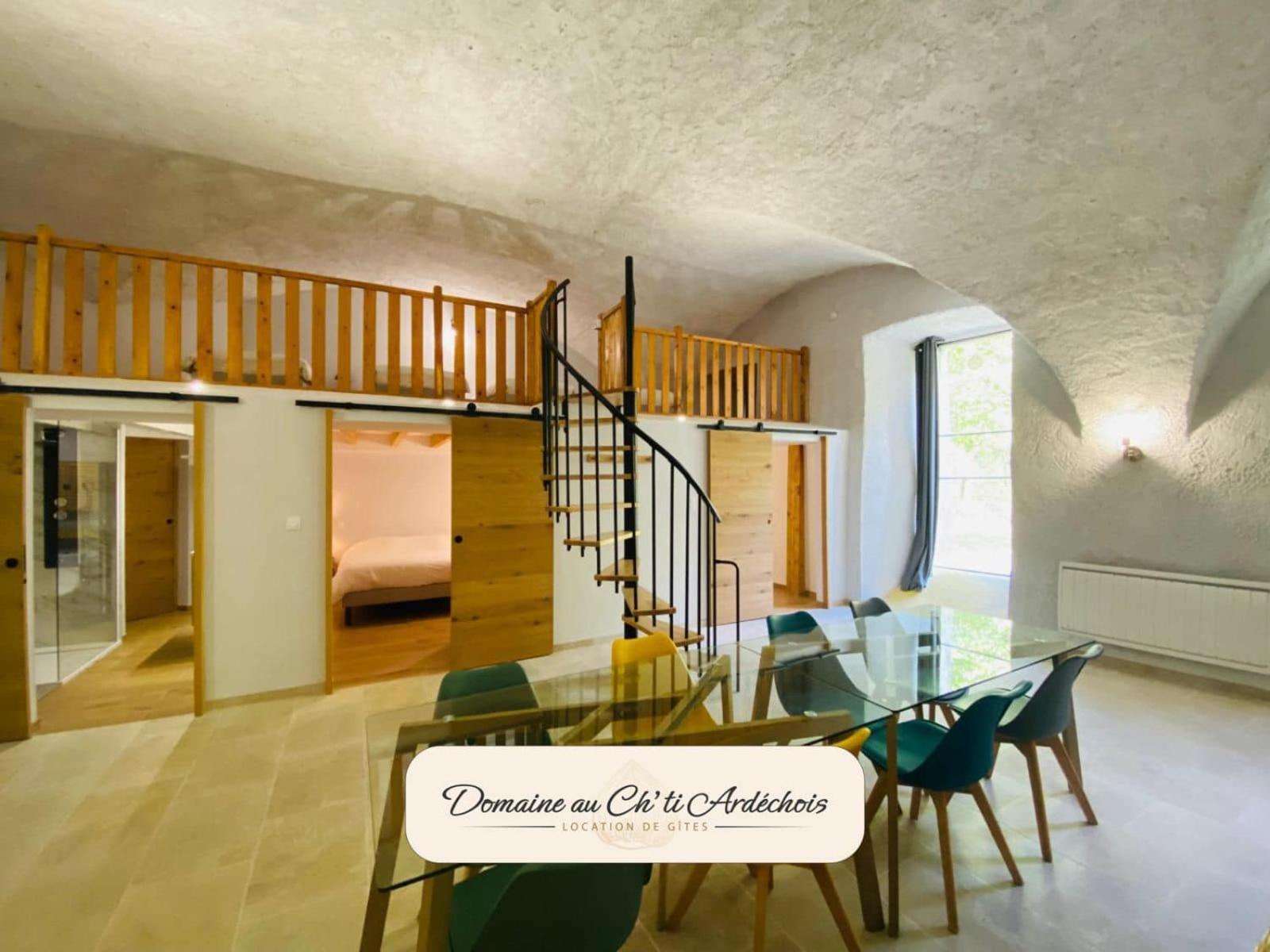 Gite De Groupe - Domaine Au Ch'Ti Ardechois Rochessauve Exterior photo