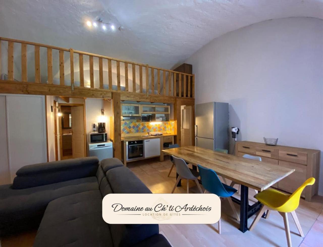 Gite De Groupe - Domaine Au Ch'Ti Ardechois Rochessauve Exterior photo