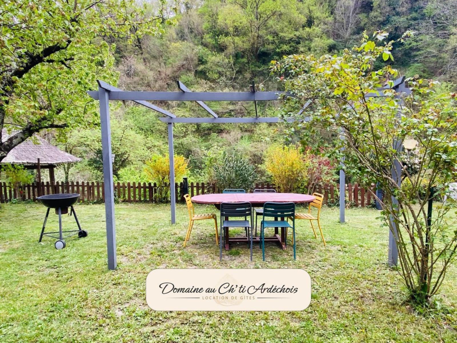 Gite De Groupe - Domaine Au Ch'Ti Ardechois Rochessauve Exterior photo