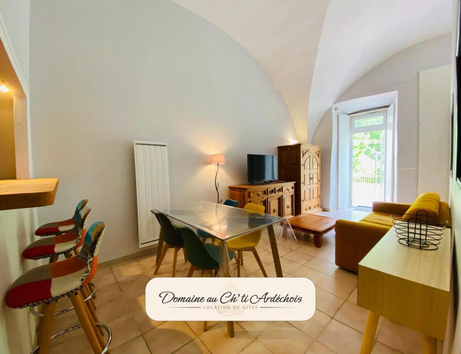 Gite De Groupe - Domaine Au Ch'Ti Ardechois Rochessauve Exterior photo