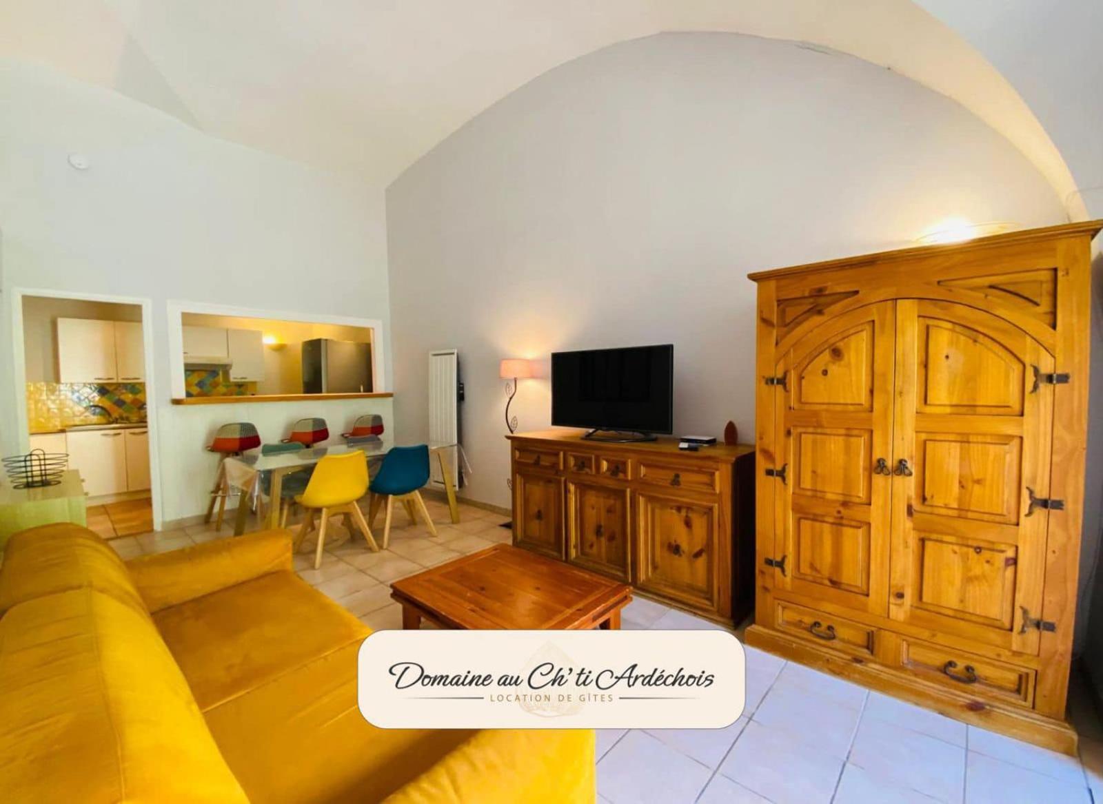 Gite De Groupe - Domaine Au Ch'Ti Ardechois Rochessauve Exterior photo