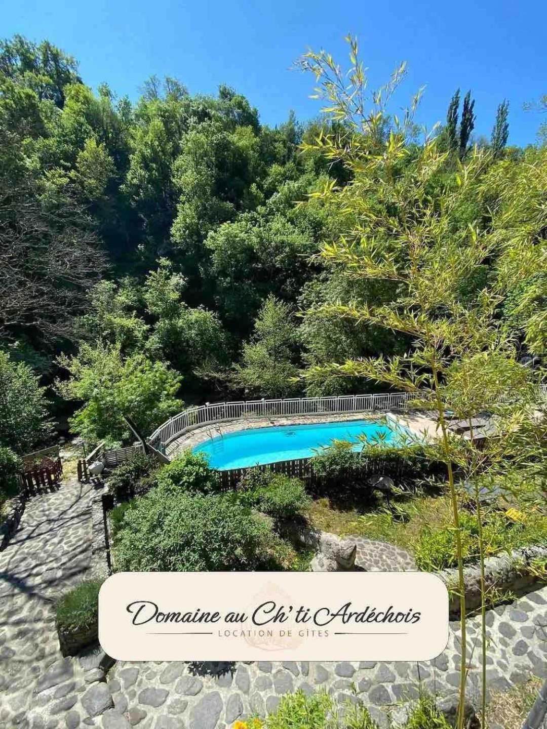 Gite De Groupe - Domaine Au Ch'Ti Ardechois Rochessauve Exterior photo