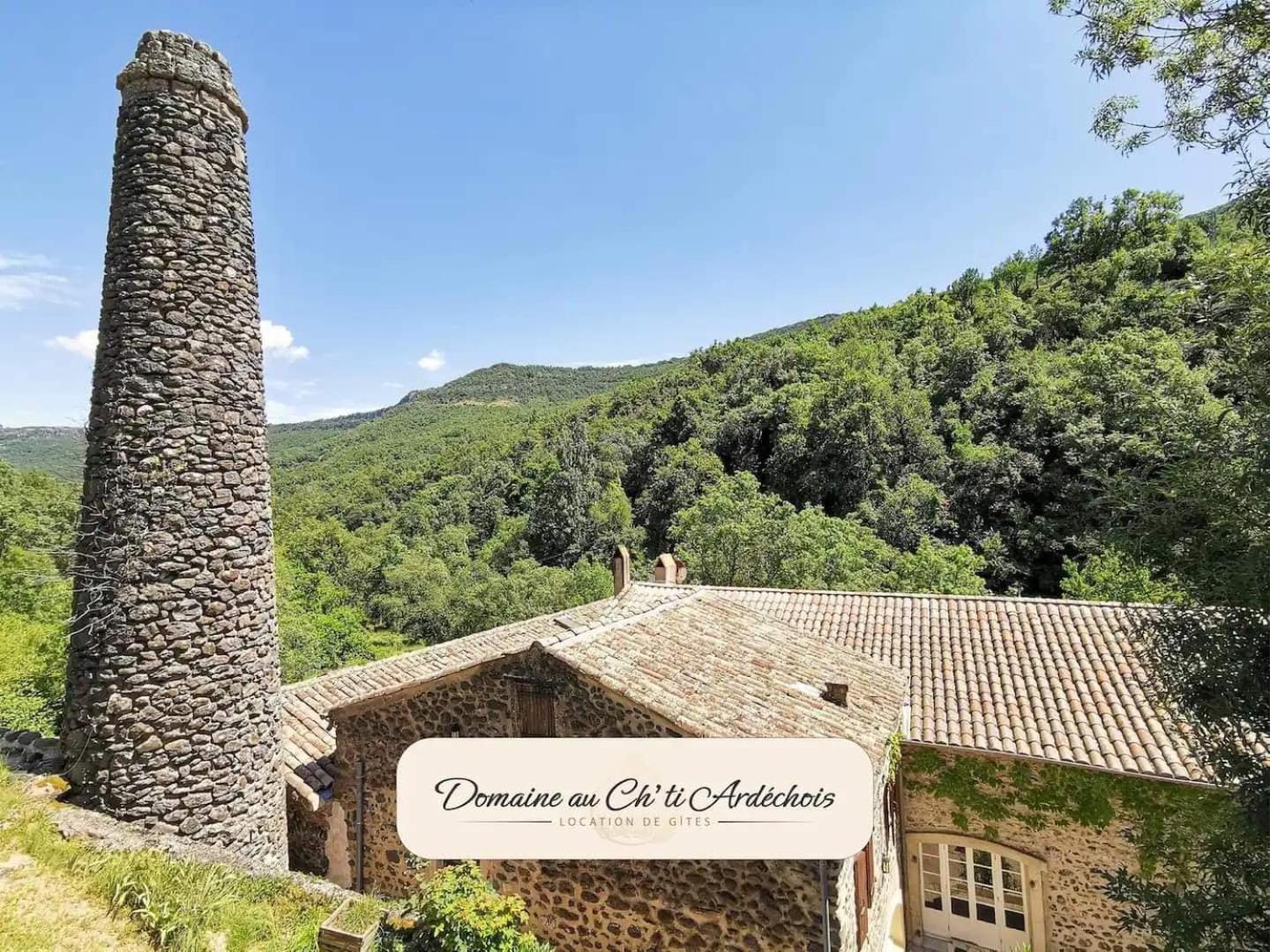Gite De Groupe - Domaine Au Ch'Ti Ardechois Rochessauve Exterior photo