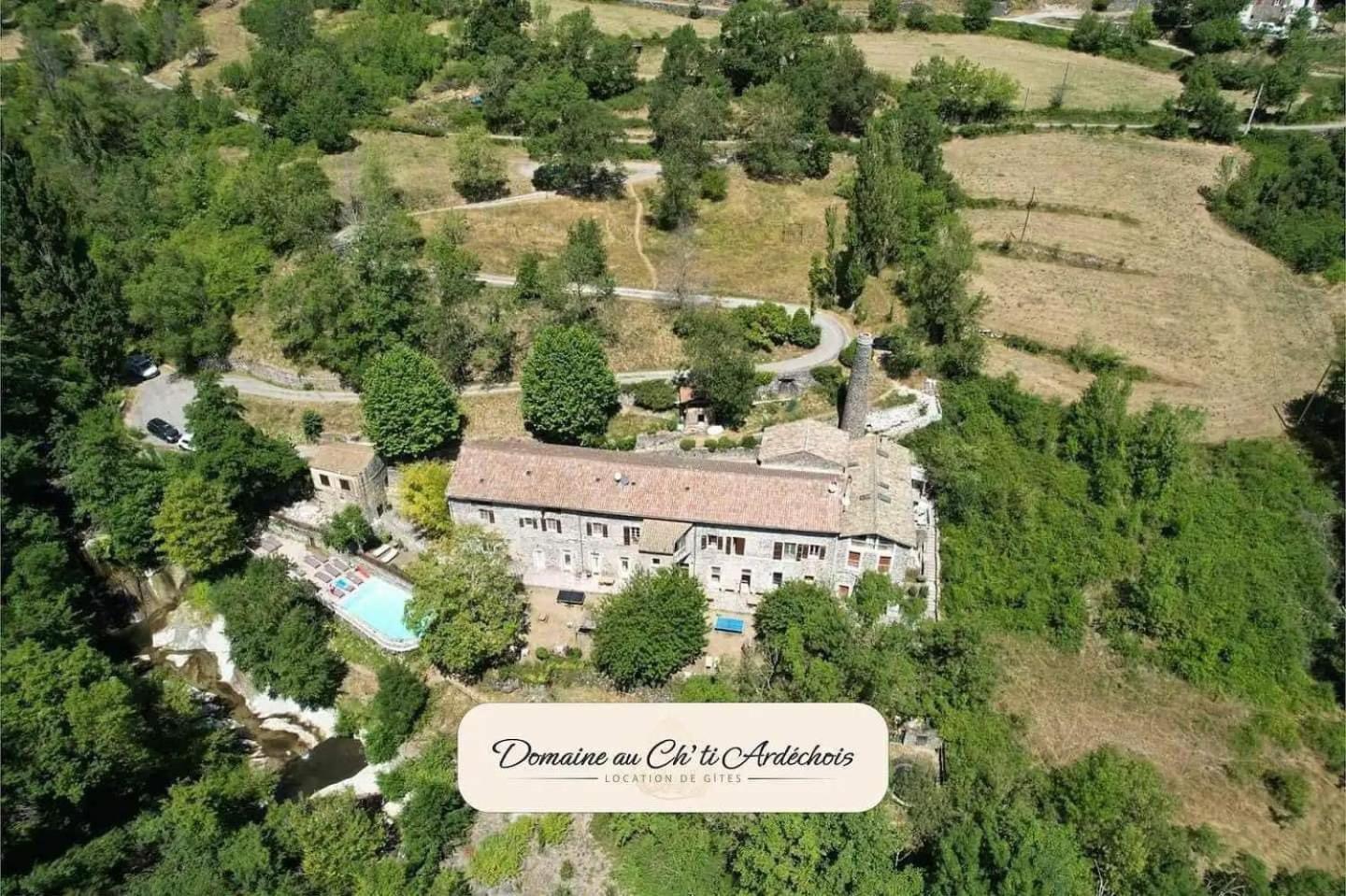 Gite De Groupe - Domaine Au Ch'Ti Ardechois Rochessauve Exterior photo