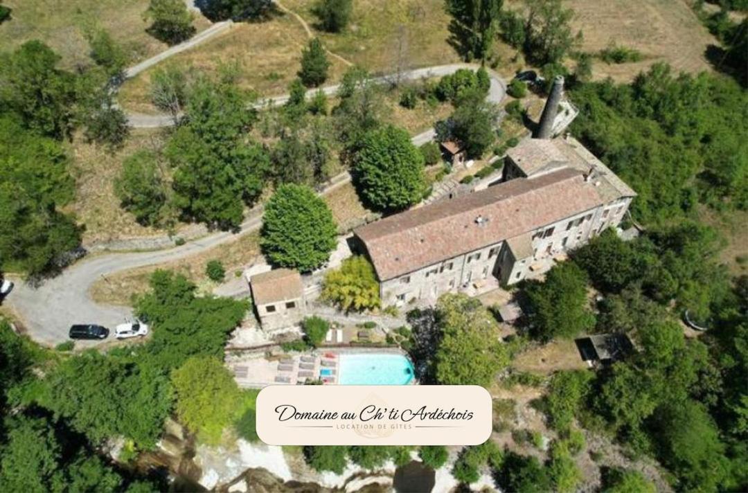 Gite De Groupe - Domaine Au Ch'Ti Ardechois Rochessauve Exterior photo